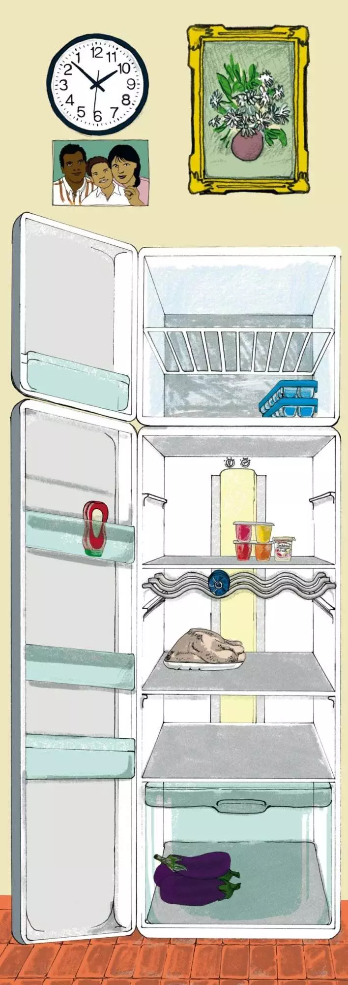 Dessin réfrigérateur - atelier anti-gaspi